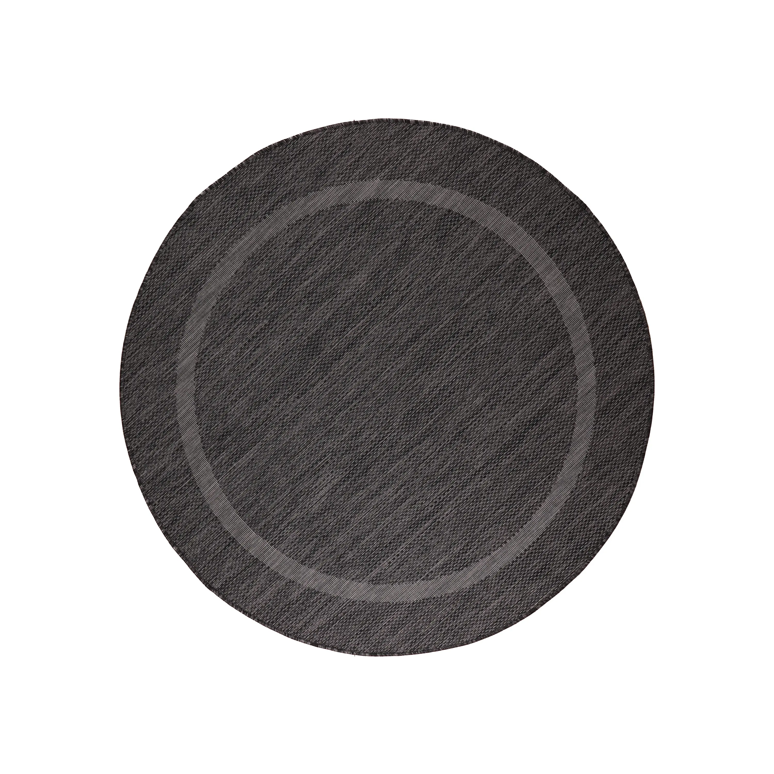 Ayyildiz, Kusový koberec Relax 4311 Black kruh,