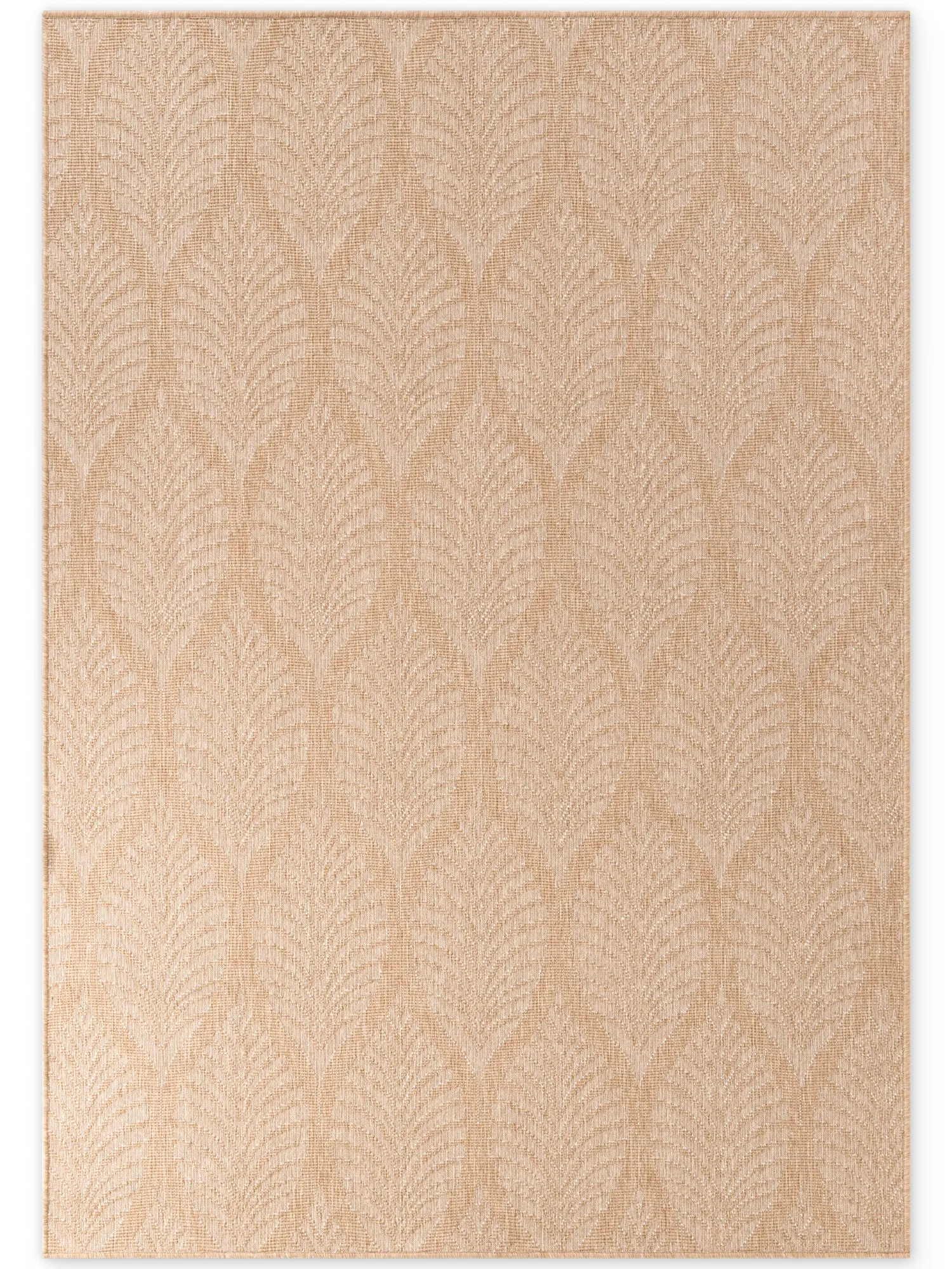 NORTHRUGS, Kusový koberec Duet Liora 106247 Beige/White - na ven i na doma, 200x290, béžová, chodba / předsíň