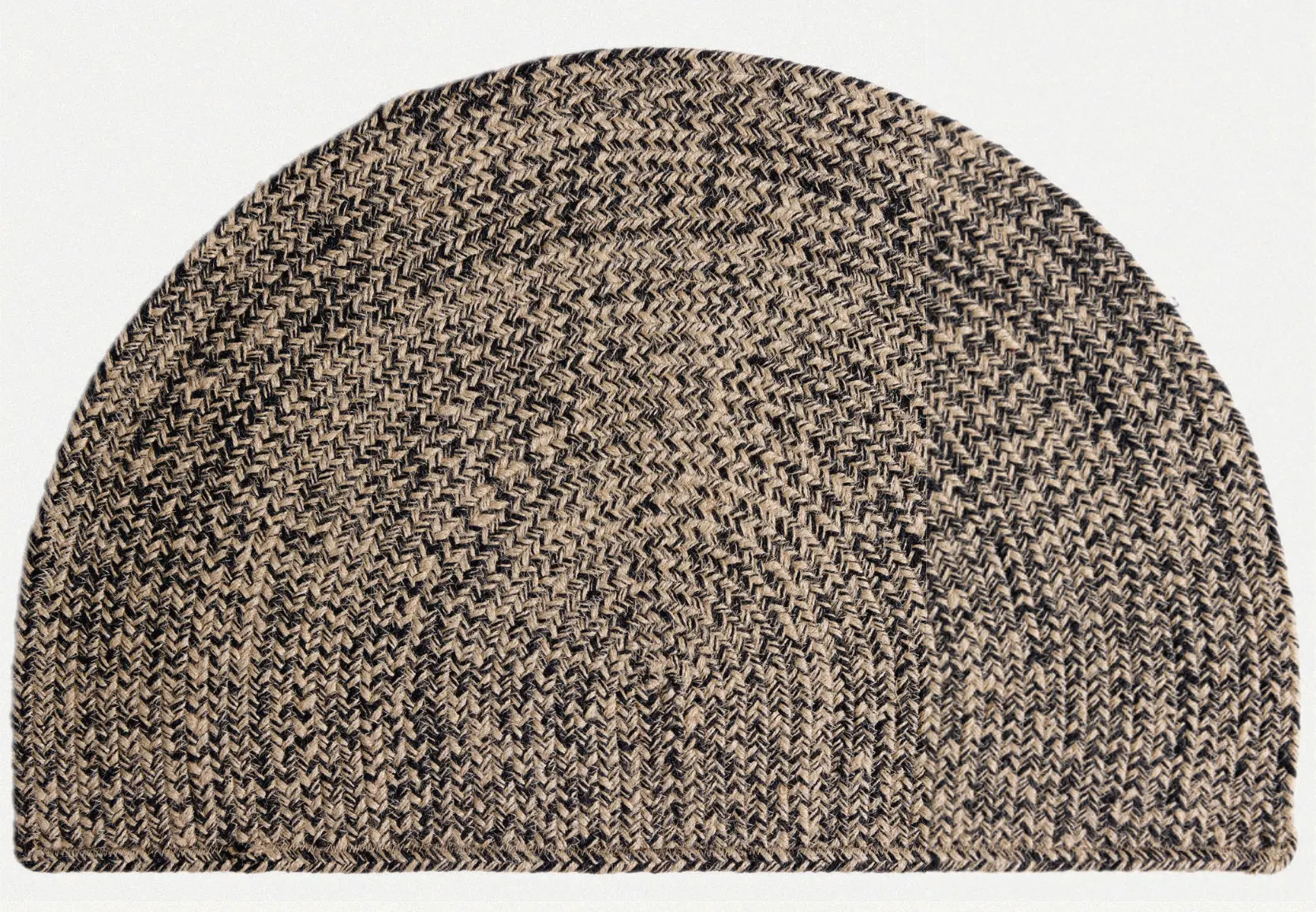 Diamond Carpets India, Ručně vázaná rohožka Eclipse J 53 Natural, 50x80, béžová, chodba / předsíň