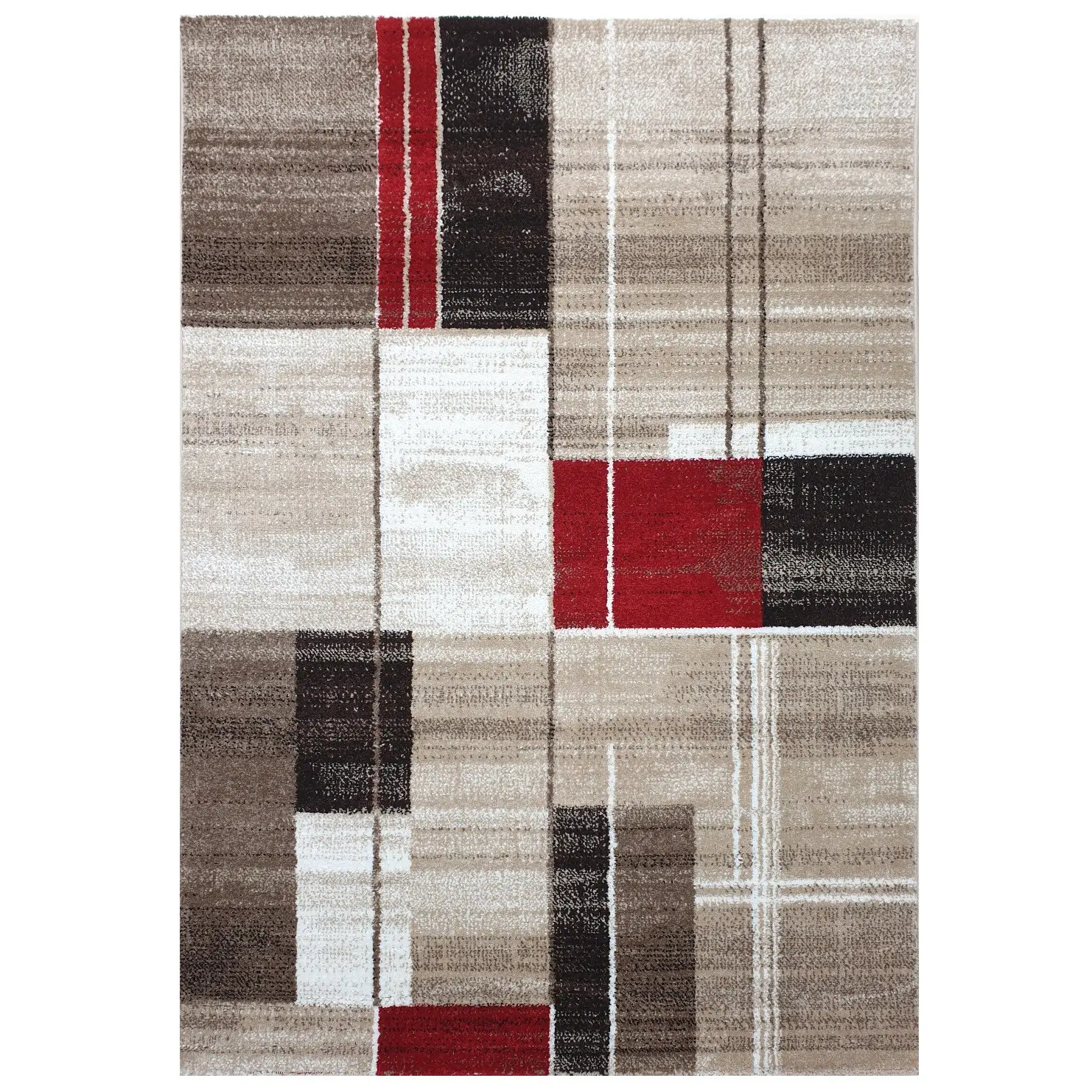 Spoltex, Kusový koberec Florentina 613-64 beige/red,