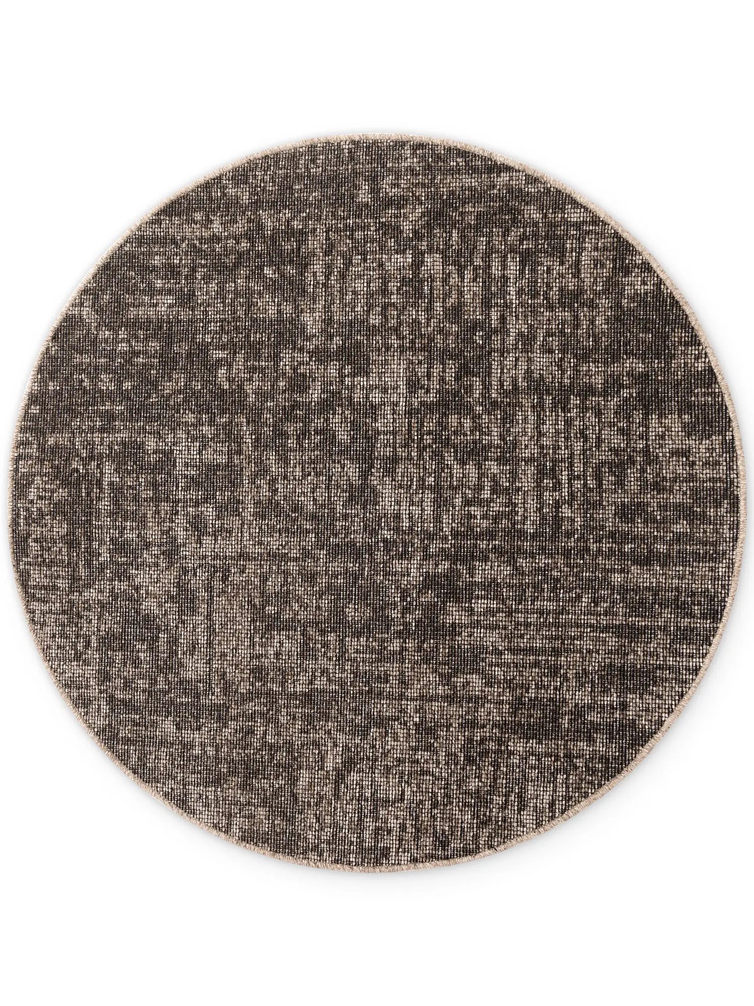 Kruhový kusový koberec Elle Decoration Brilliance 106312 Beige Ø 200 cm