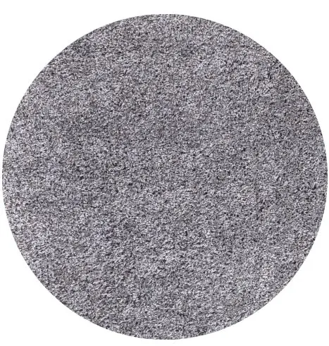 Ayyildiz, Kusový koberec Life Shaggy 1500 light grey kruh, 200x200 (průměr) kruh, šedá, ložnice