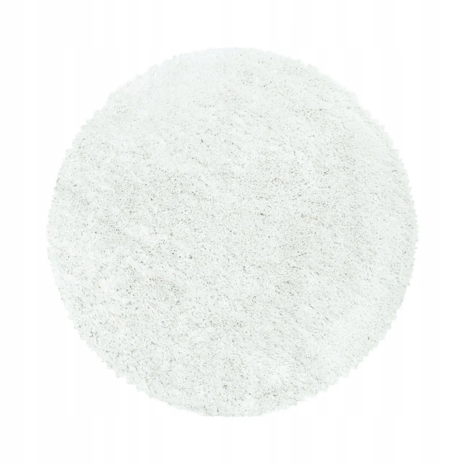 Ayyildiz Kusový koberec Fluffy Shaggy 3500 white kruh