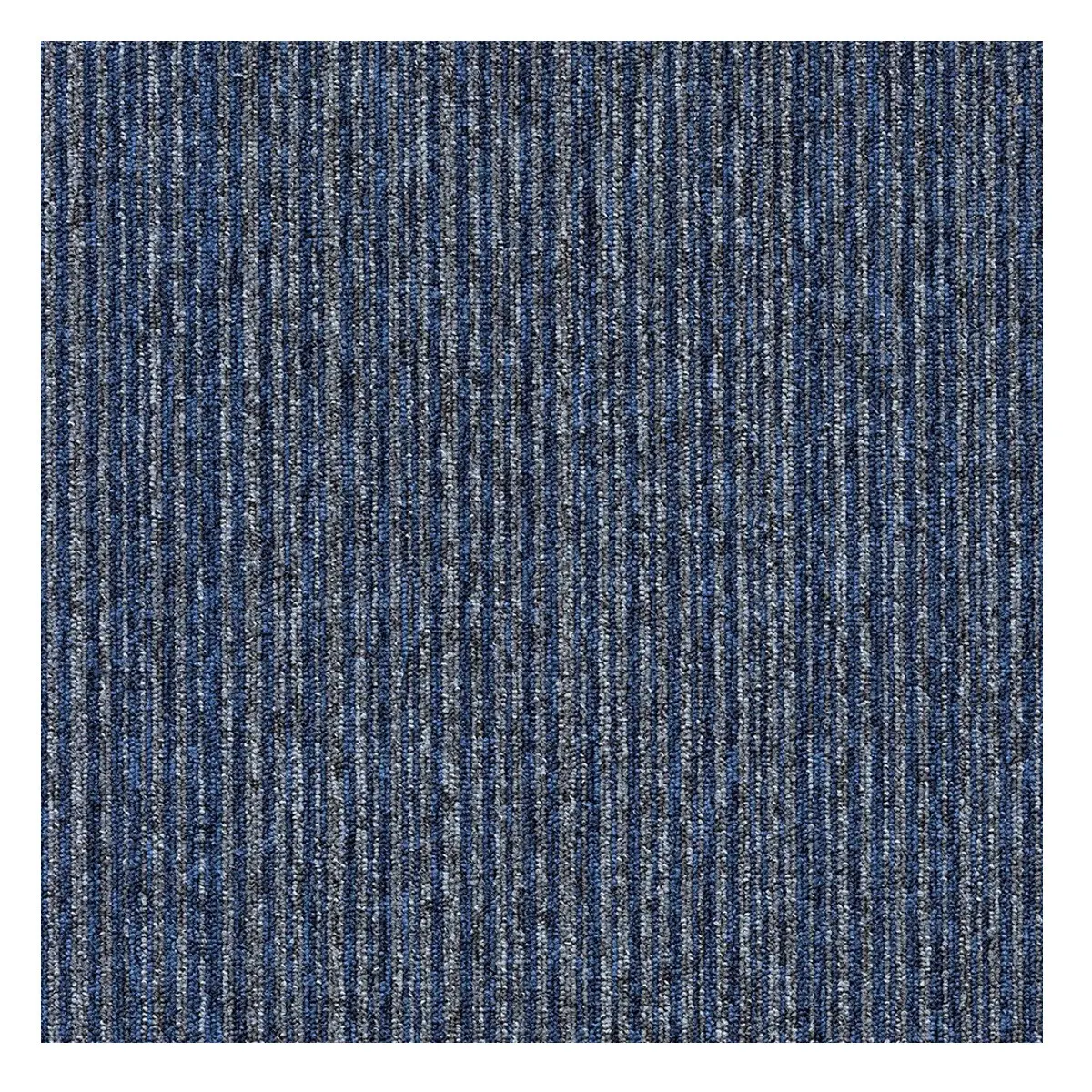 Tapibel, Kobercový čtverec Coral Lines 60360-50 modro-šedý 50 x 50 cm, chodba / předsíň