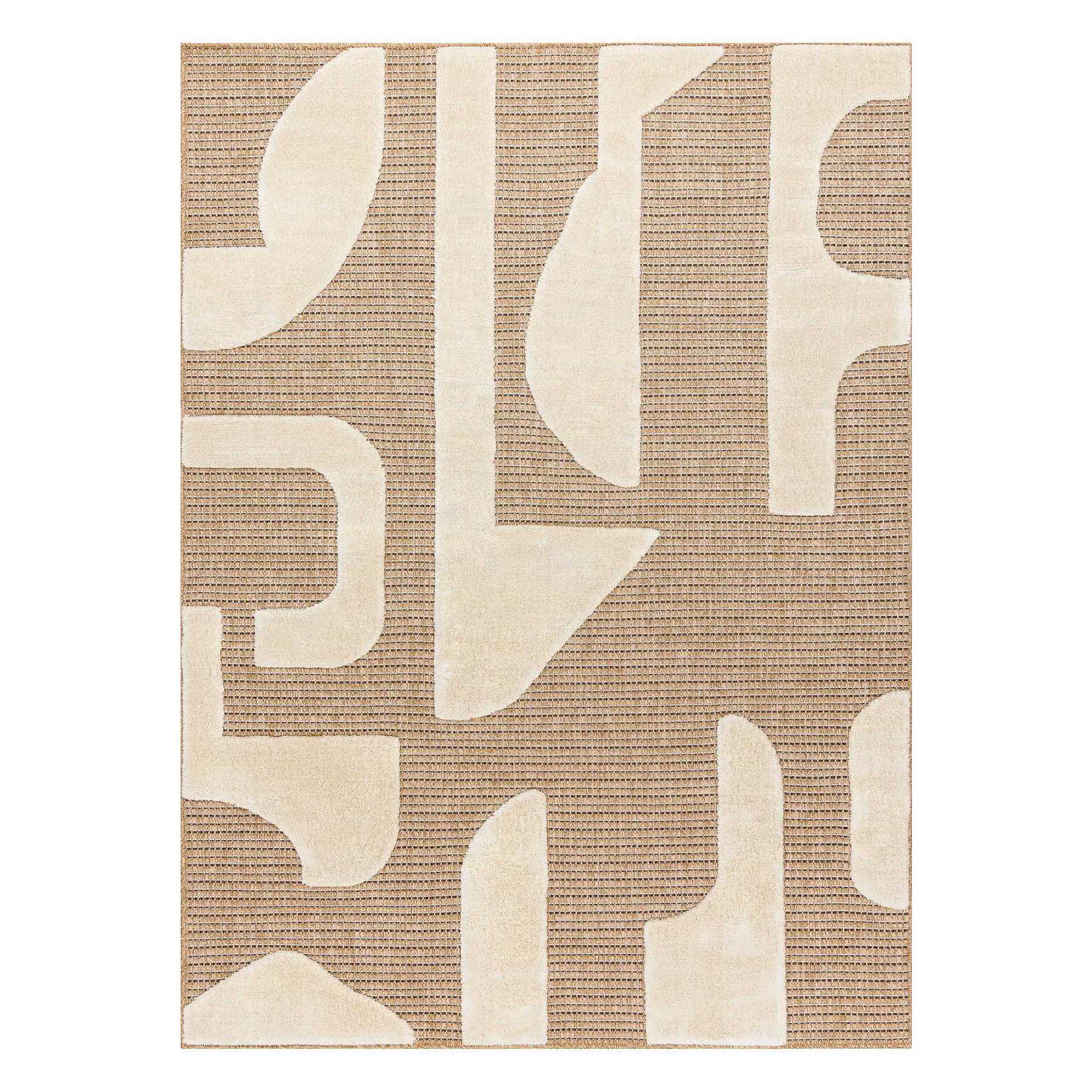 Dywany Łuszczów, AKCE: 140x190 cm Kusový koberec Spark 0696A beige/cream, béžová, chodba / předsíň