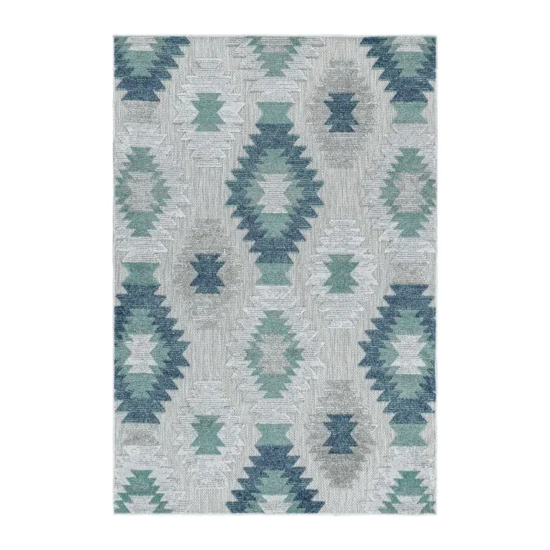 Ayyildiz, AKCE: 80x250 cm Kusový koberec Bahama 5153 Blue – na ven i na doma, modrá, chodba / předsíň