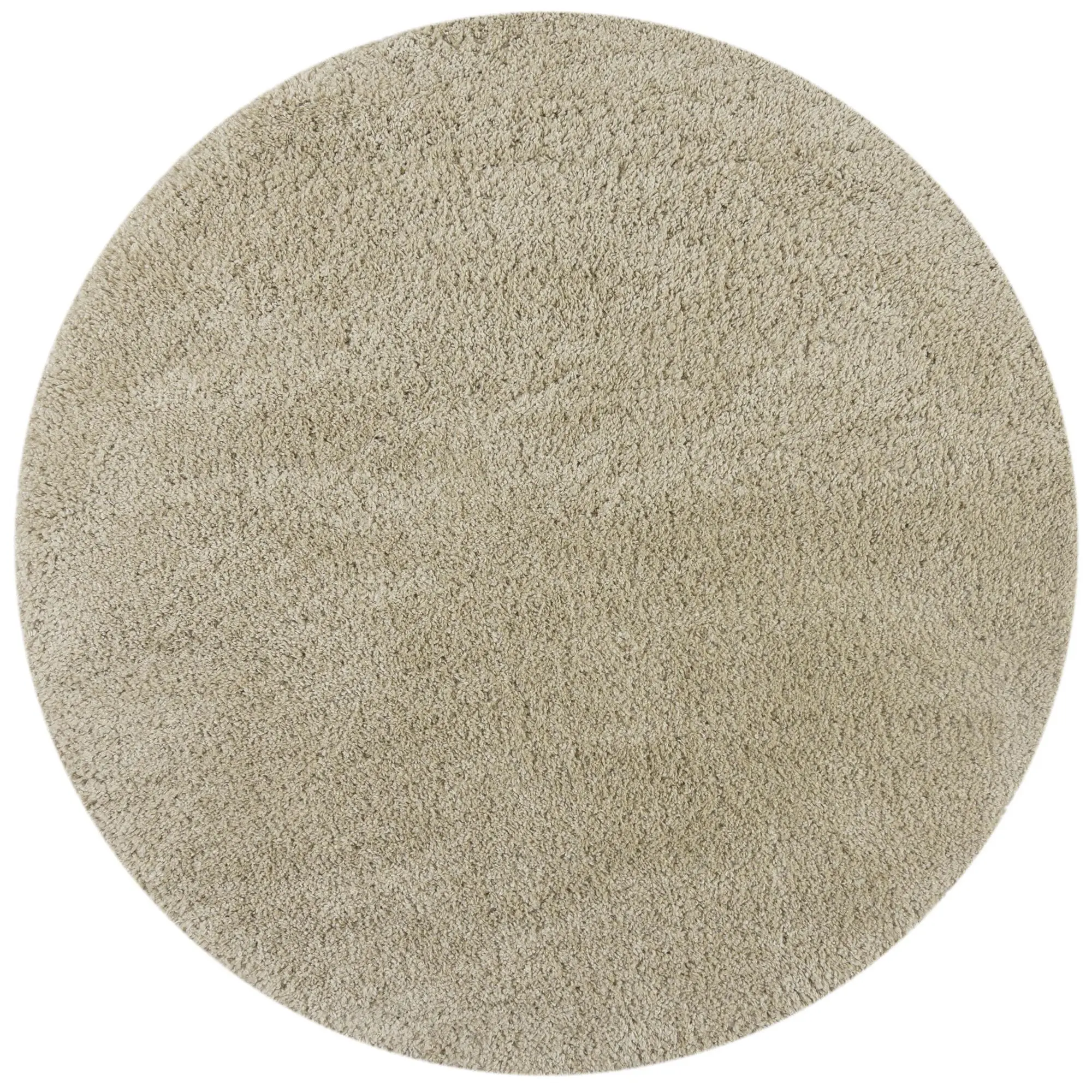 Flair Rugs, AKCE: 133x133 (průměr) kruh Kusový koberec Shaggy Teddy Natural kruh, béžová, dětský pokoj