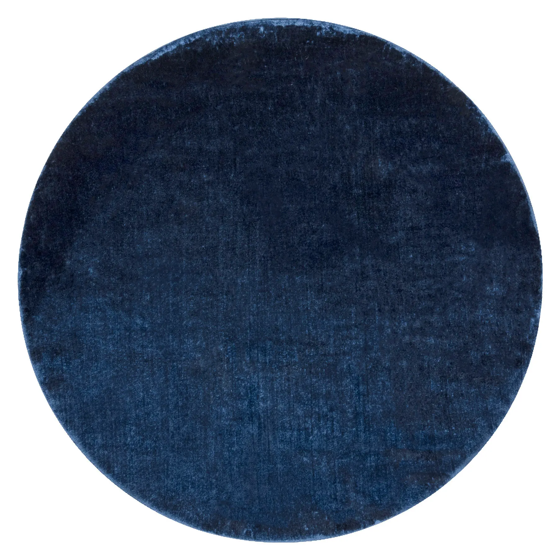 Dywany Łuszczów, AKCE: 120x120 (průměr) kruh Kusový koberec Visco Rabbit Dark blue 10 kruh, modrá, dětský pokoj