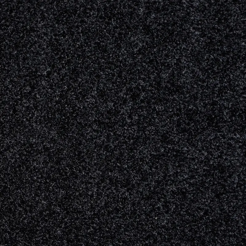 Spoltex, AKCE: 120x230 cm Metrážový koberec Rambo 15 černý, zátěžový, šíře, černá, resine, chodba / předsíň