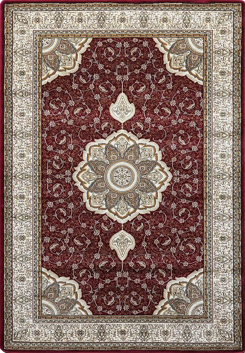 Berfin Dywany, AKCE: 150x230 cm Kusový koberec Anatolia 5328 B (Red), červená, kancelář
