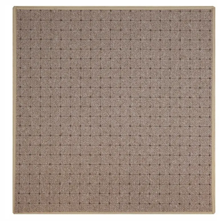 Condor Carpets, AKCE: 120x120 cm Kusový koberec Udinese béžový new čtverec, béžová, chodba / předsíň