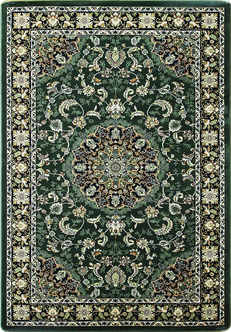 Berfin Dywany, Kusový koberec Anatolia 5857 Y (Green), 150x230, zelená, chodba / předsíň