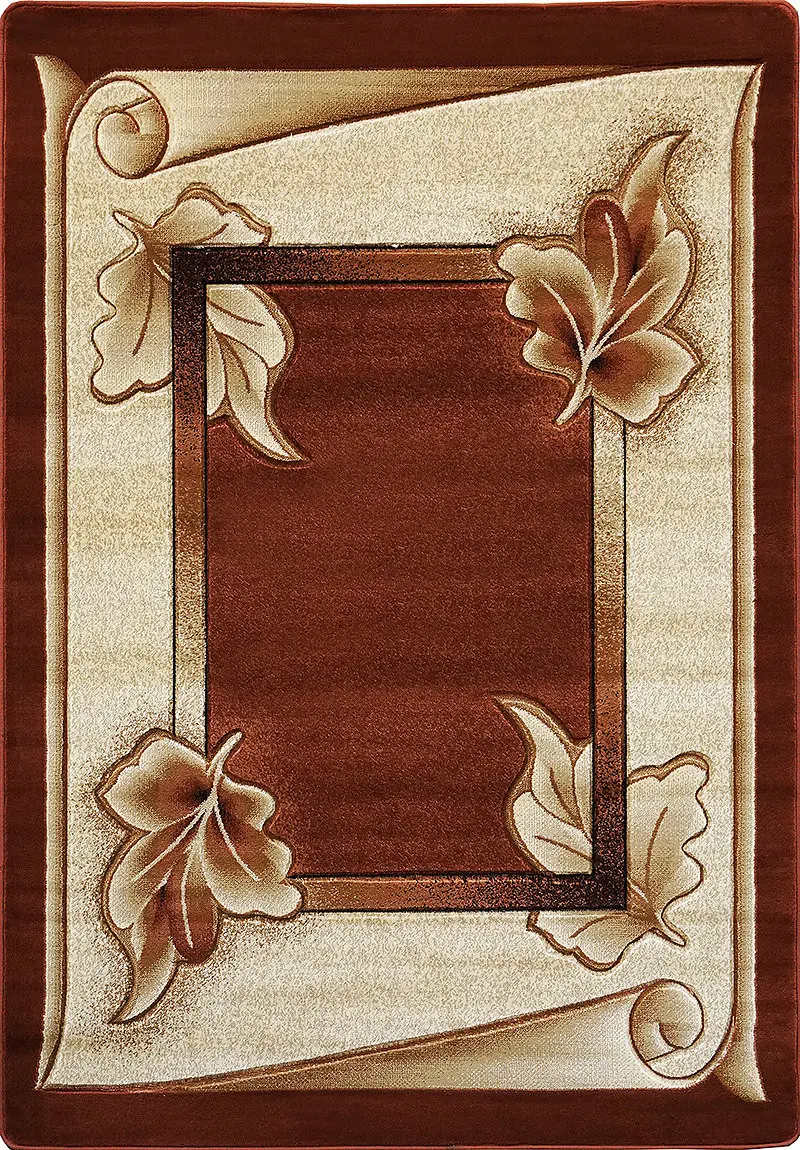 Berfin Dywany, Kusový koberec Adora 7014 V (Vizon), 140x190, hnědá, chodba / předsíň