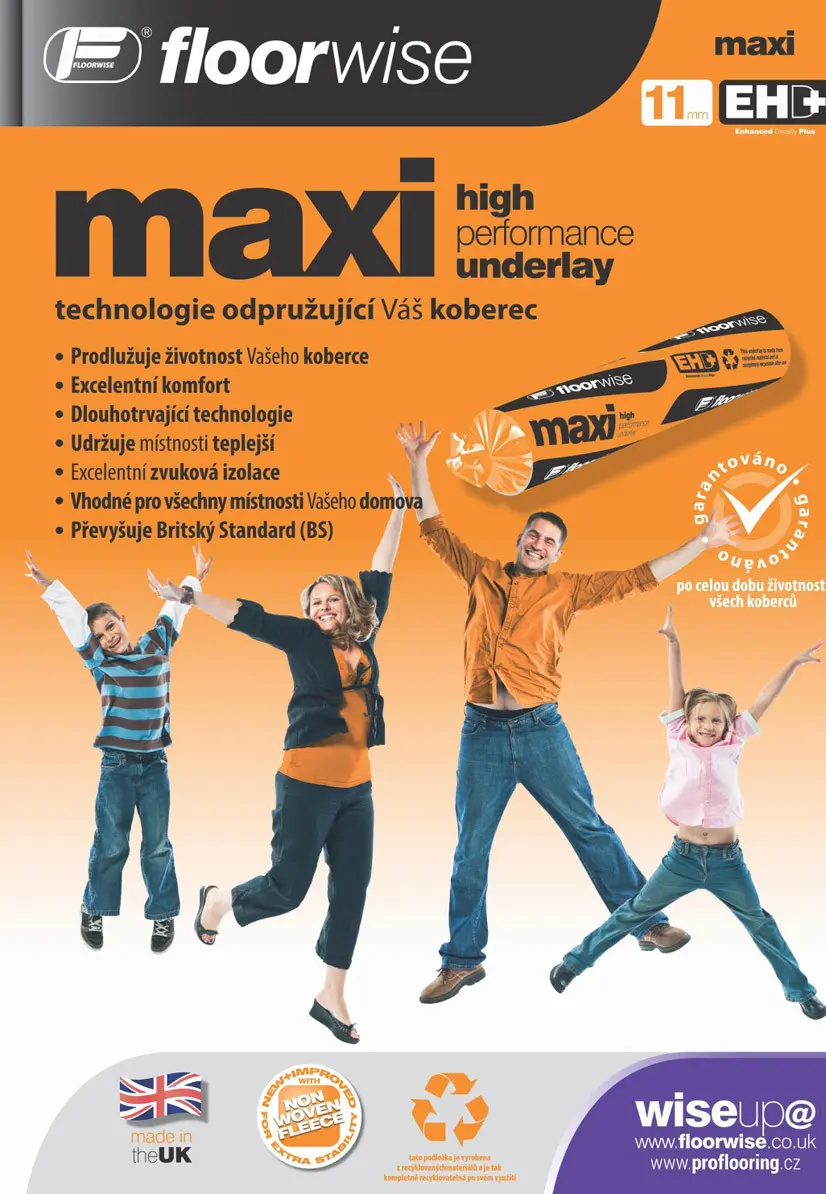 Floorwise Podložka pod koberec Floorwise Maxi (role 15 m2) - 137x1100 (role 15 m2) cm