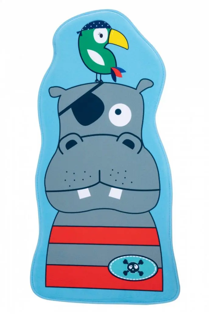 Obsession, Dětský kusový koberec Mila kids 143 hippo, 60x80, vícebarevná, dětský pokoj