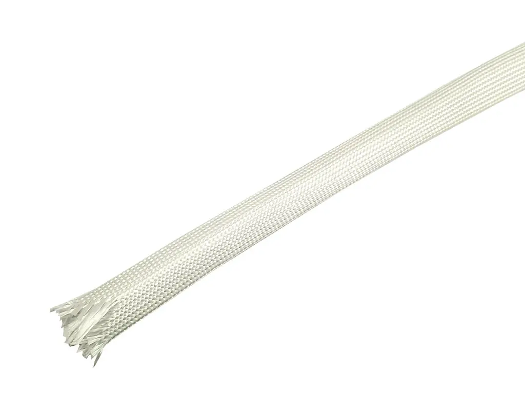 Bužírka, izolační trubička ze skelného vlákna, 600 °C, průměr 12.0 mm