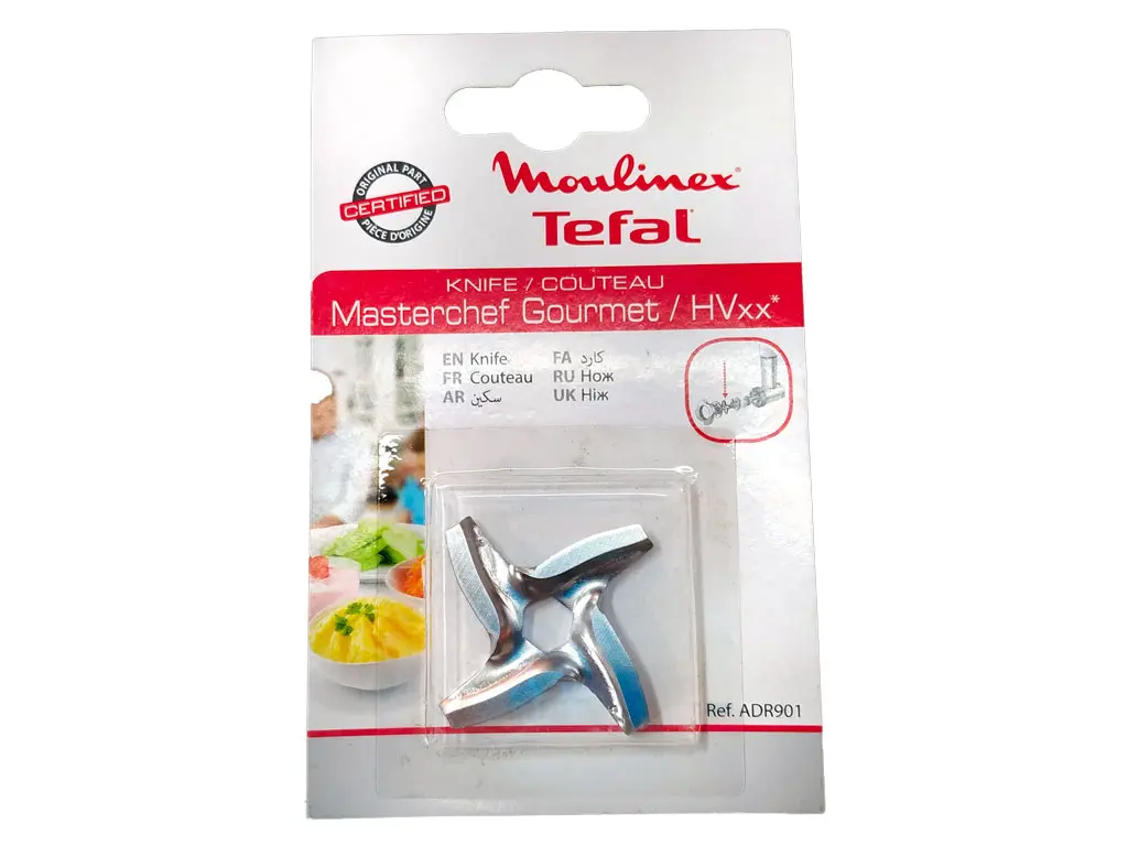 Nůž masomlýnku originál MOULINEX, TEFAL MAADR901 ADR901 GROUPE SEB SS-192595 - šestihran