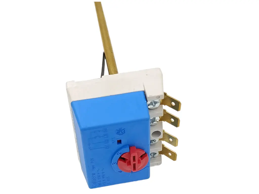 Termostat s pojistkou do bojleru AEG, Electrolux, Fagor, Zanussi, tyčový L = 44cm