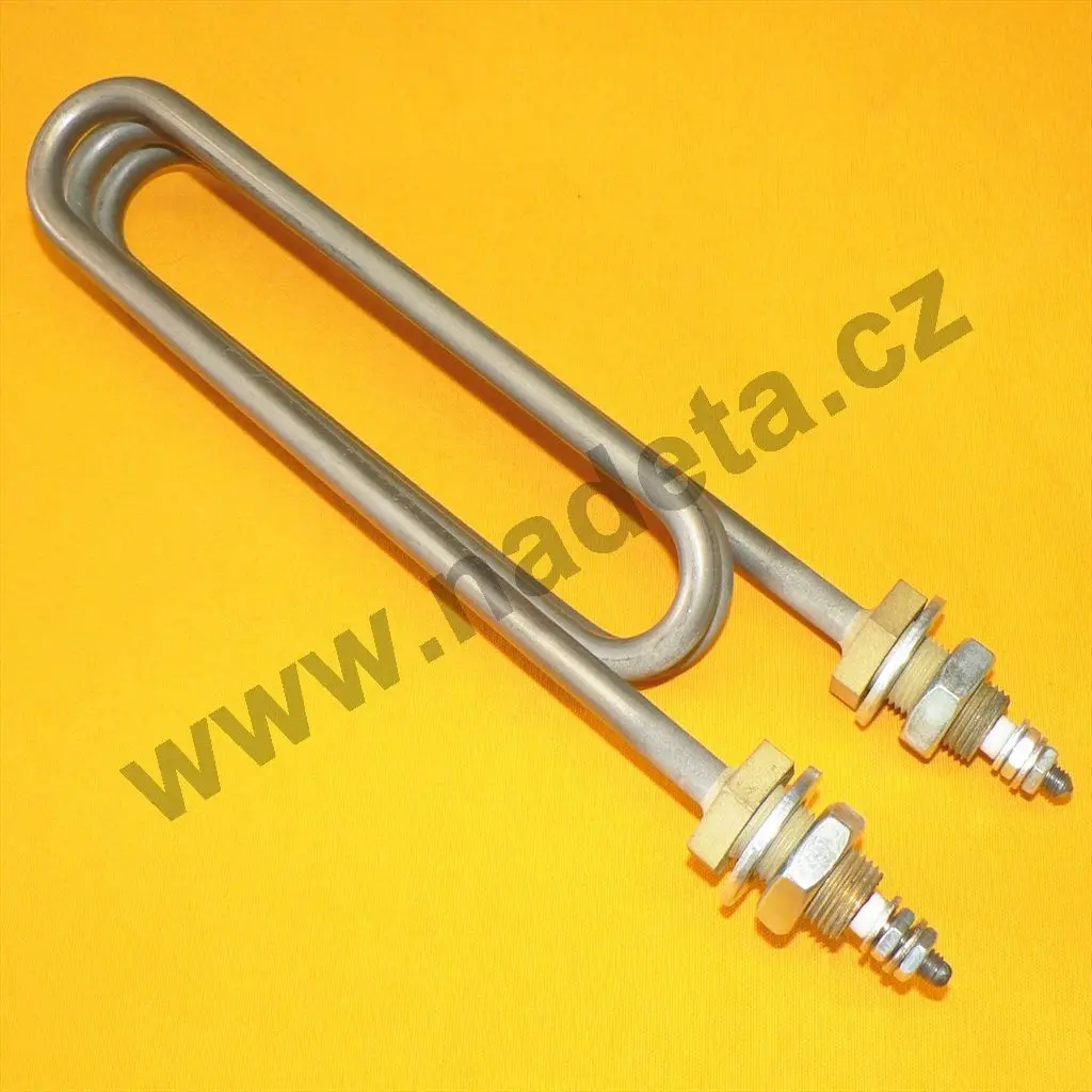 Topné těleso 3000 W 230 V l=220mm rozteč=45mm 2xM16, vyvíječ páry