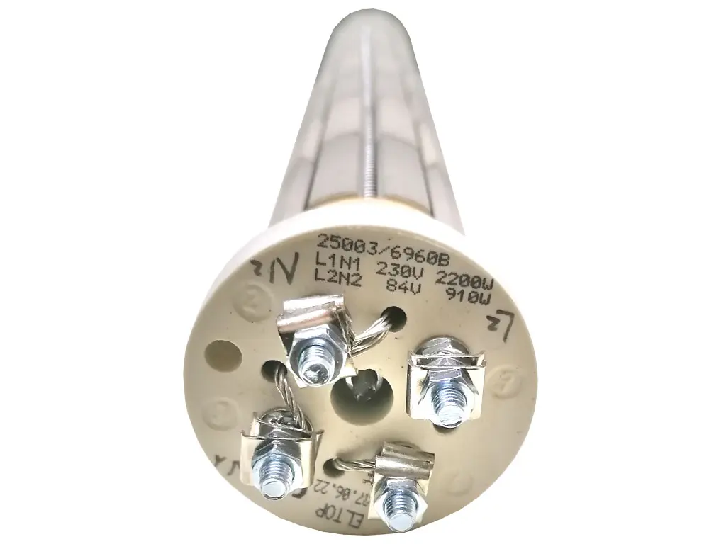 Topné těleso keramické 1x2200W / 230V + 1x910W / 84V, suché topné těleso