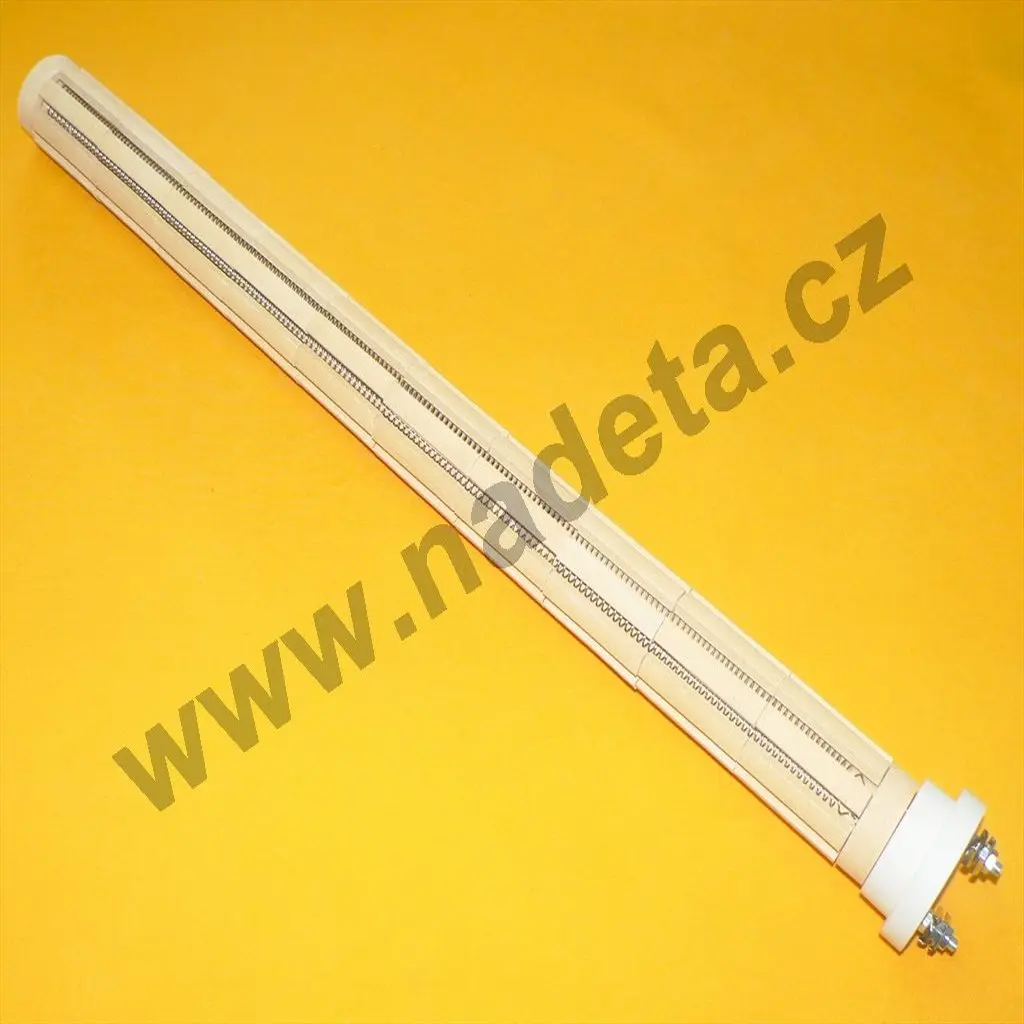 Topné těleso keramické 3000W 230V d=42,l=555mm, svorníky M5, do bojleru a elektrokotle