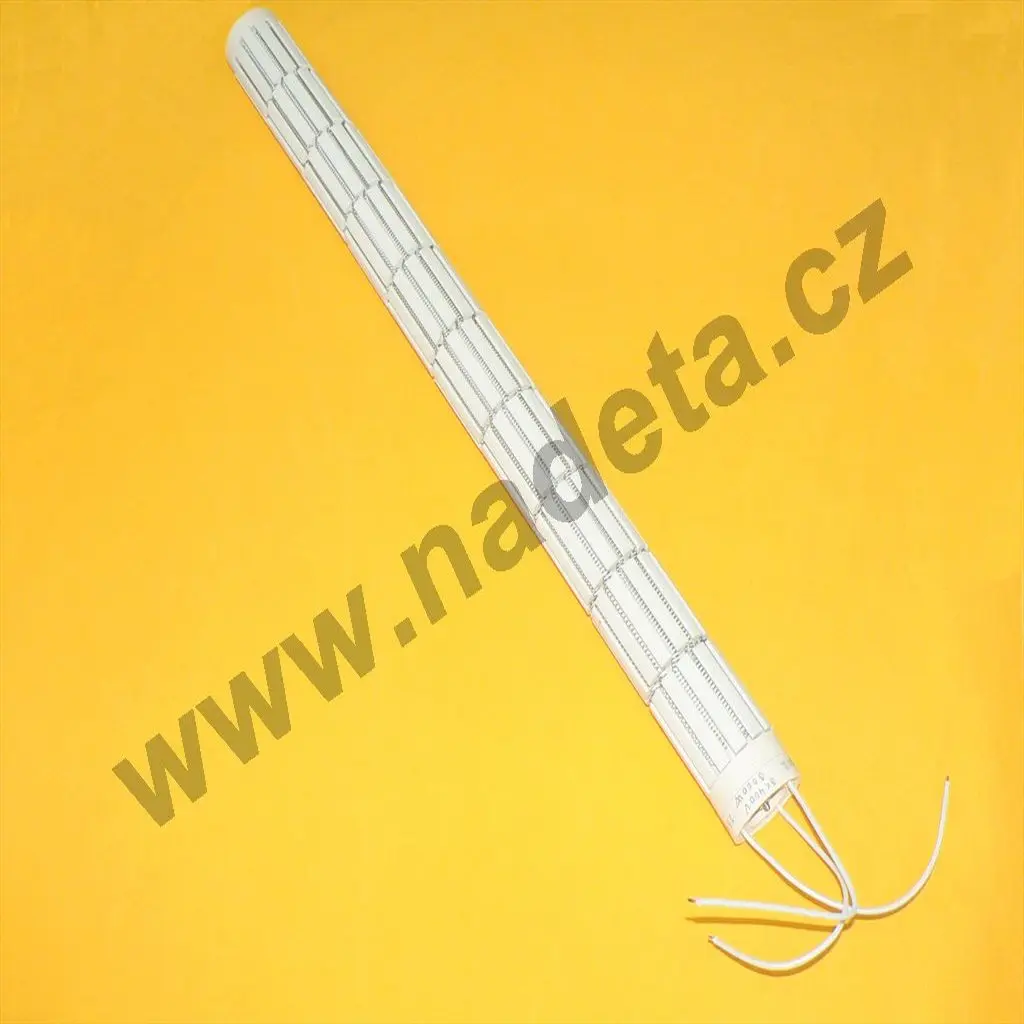 Topné těleso keramické 3000W 400V 60cm, 3 vývody, bez příruby