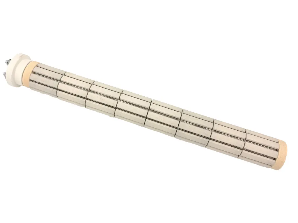 Topné těleso kreamické 1500 W / 180 V + 500 W / 60 V DC, l = 490 mm