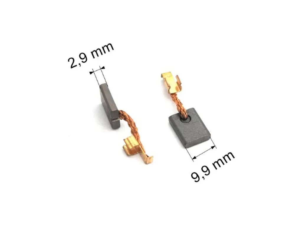 Uhlíky Makita 2ks, 2.9 x 9.9 x 13.0 mm, CB448, 196854-2 (CB-440, 194427-5), uhlíky do elektromotorů