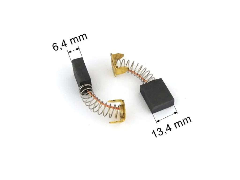Uhlíky Makita 2ks, 6,4 x 13,4 x 16,5 mm, CB155, 181048-2 (CB-161, 191924-2), uhlíky do elektromotorů