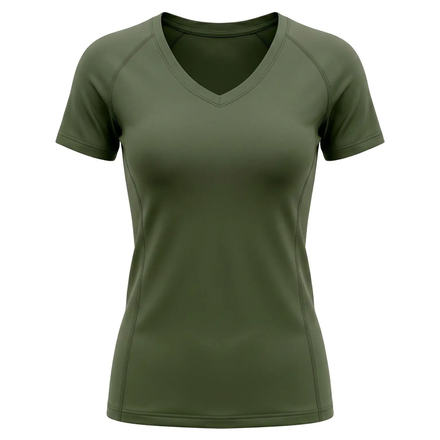 GOLF NANO triko krátký rukáv V .dámské .XXL .khaki