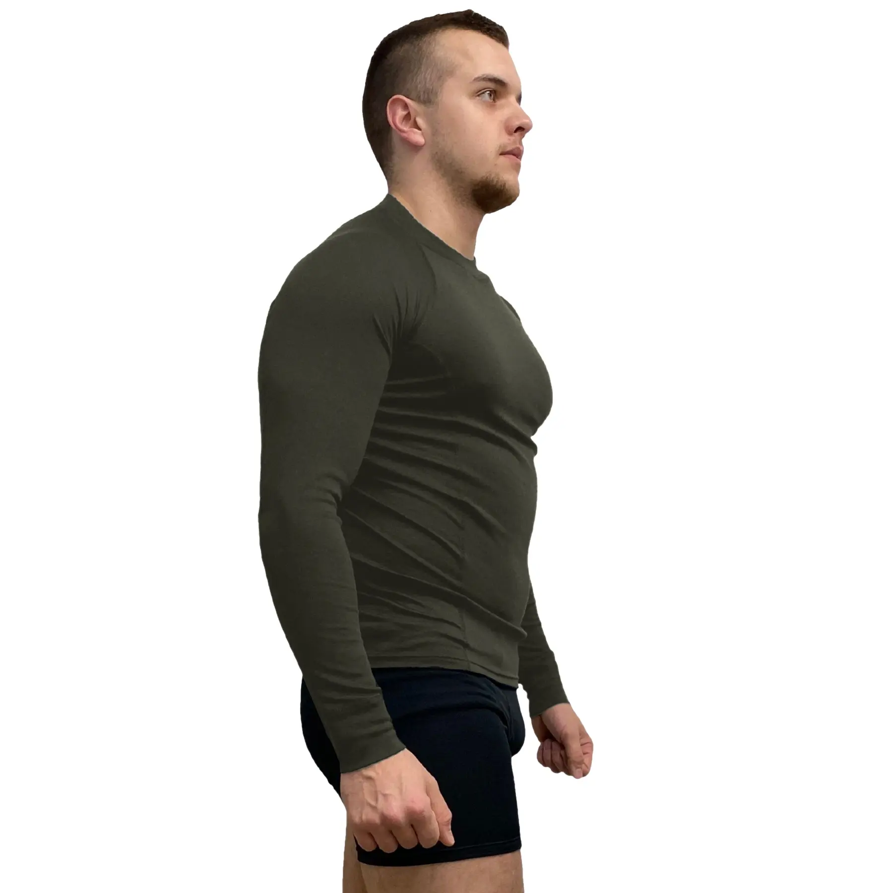 GOLF NANO triko dlouhý rukáv .pánské .M .khaki