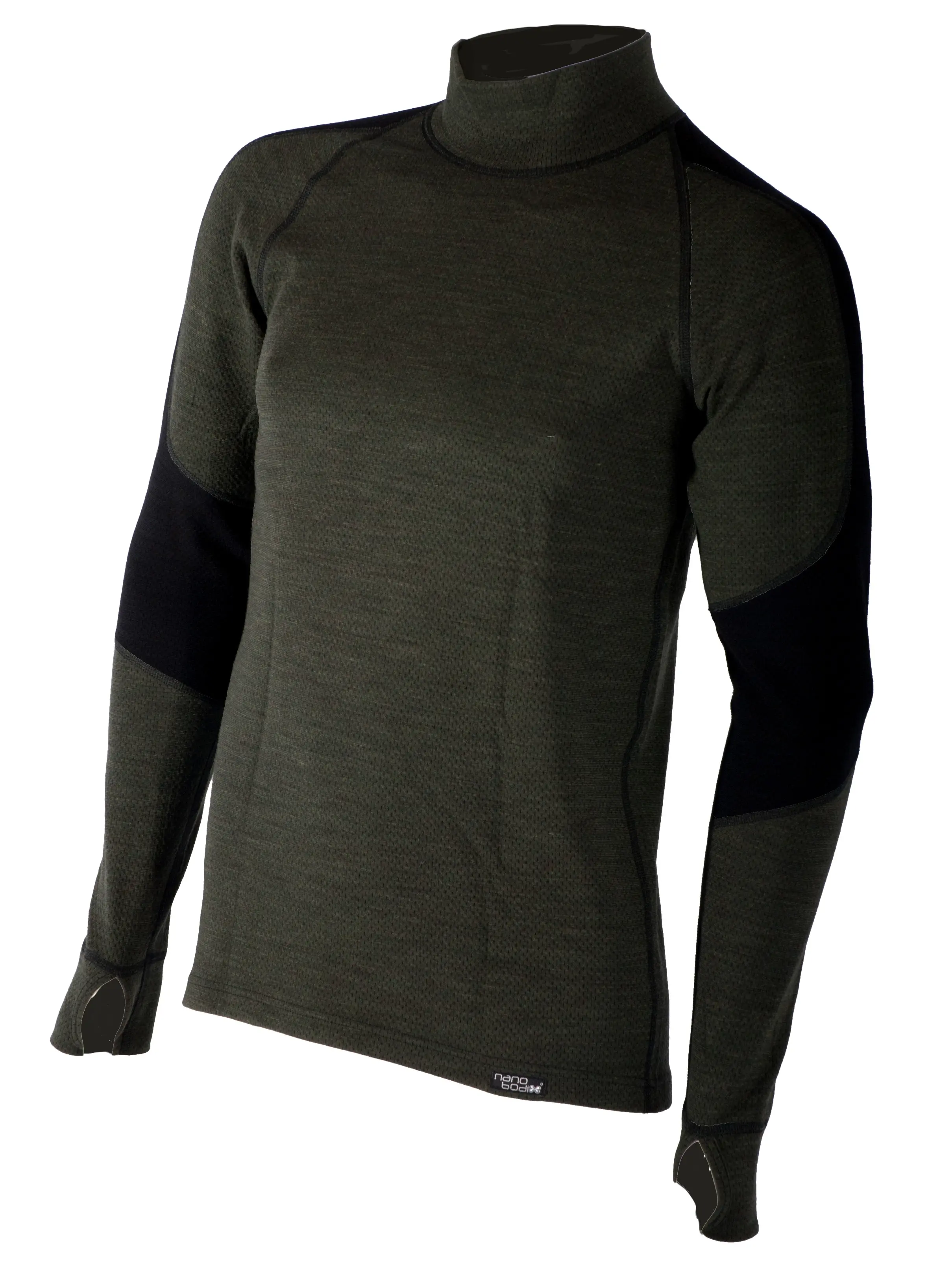 MERINO triko dlouhý rukáv .pánské .3XL .khaki