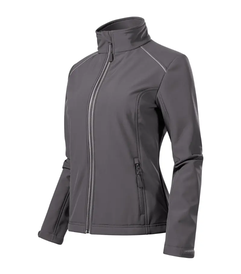 PROTTEC TRIM softshell bunda .dámská .S .tmavě šedá
