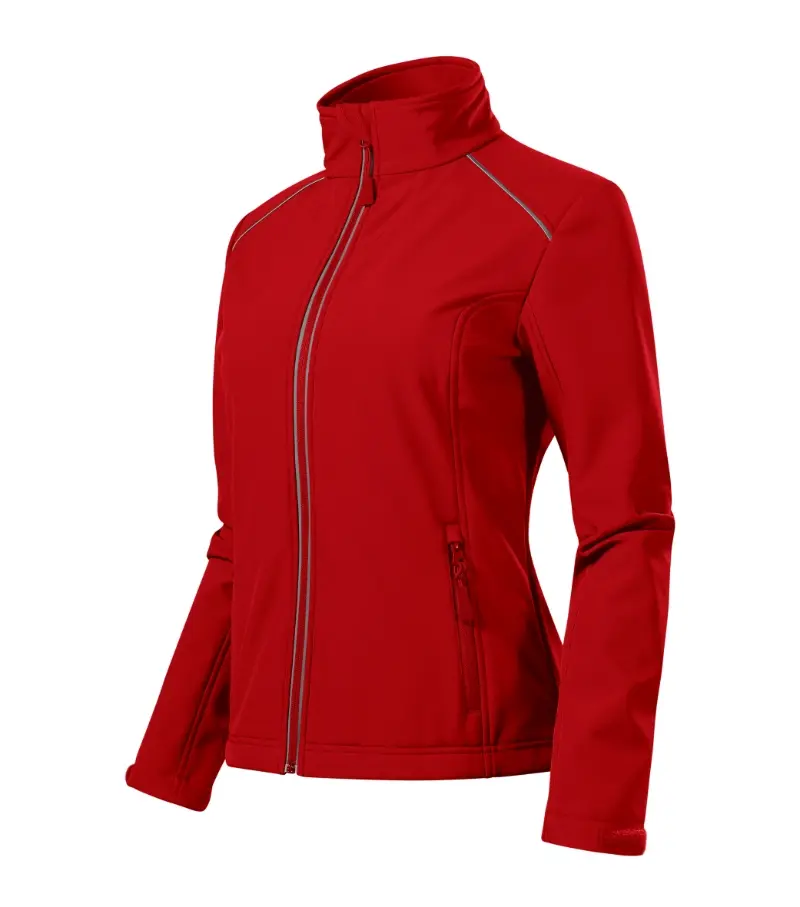 PROTTEC TRIM softshell bunda .dámská .L .červená