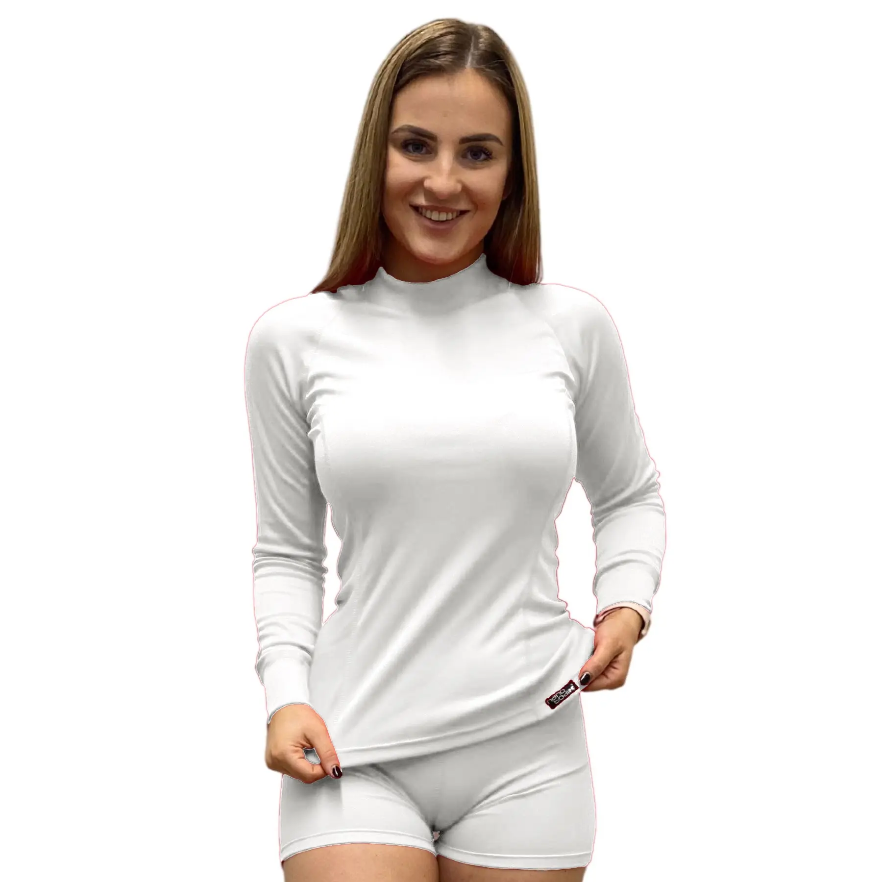 SPORT NANO triko dlouhý rukáv .dámské .XS .bílá