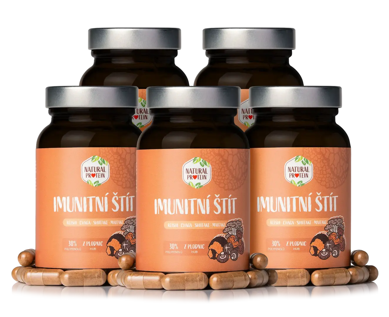 NaturalProtein Imunitní štít (kapsle) 5 ks