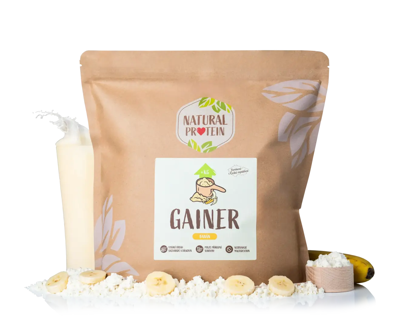 NaturalProtein Gainer Banán