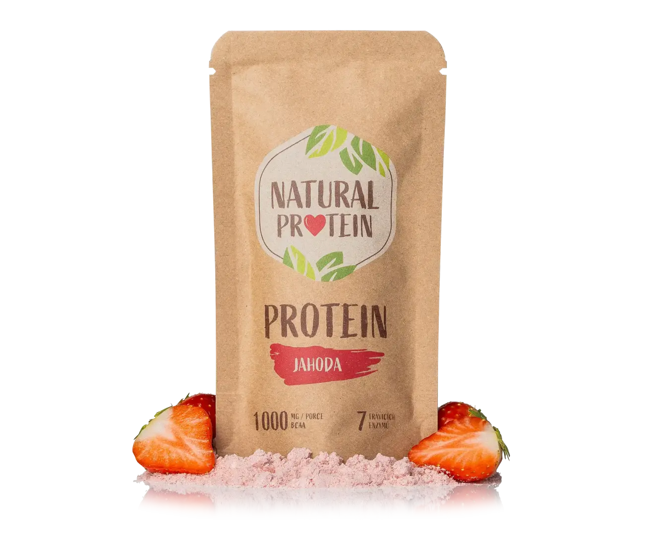 NaturalProtein Jahodový protein (35 g)