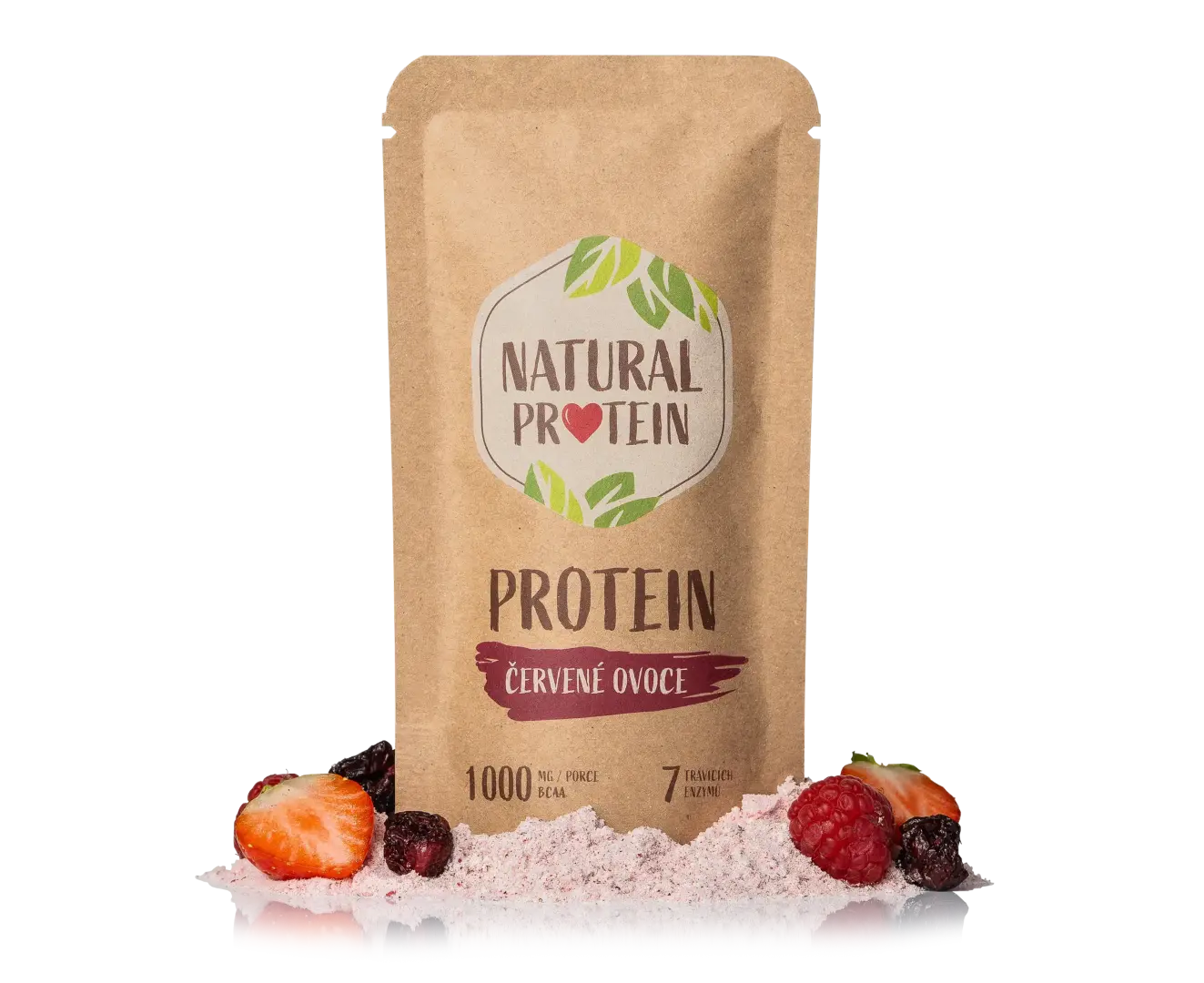 NaturalProtein Protein s červeným ovocem (35 g)