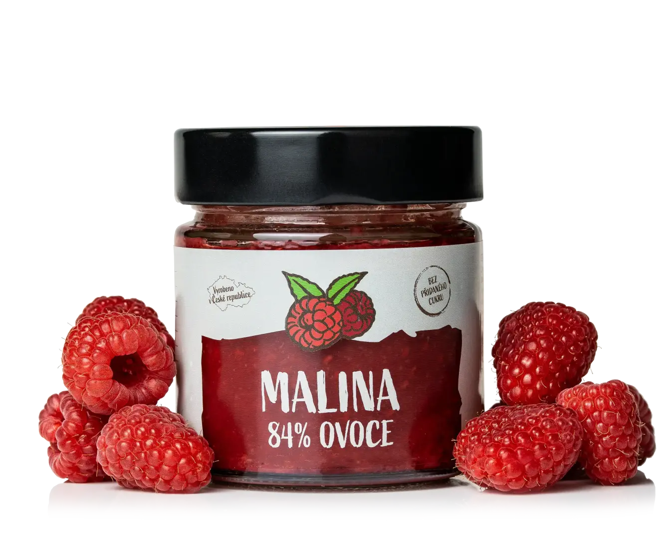NaturalProtein Malinový džem