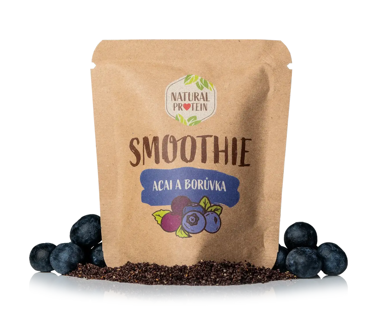 NaturalProtein Smoothie Borůvka + Acai