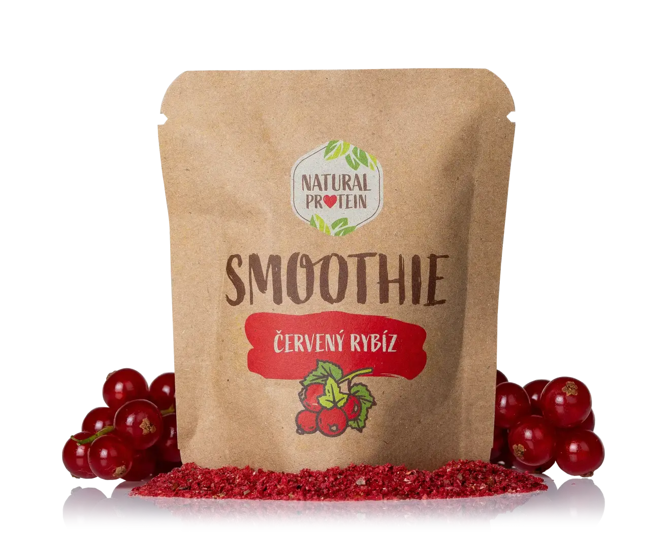 NaturalProtein Smoothie Červený rybíz