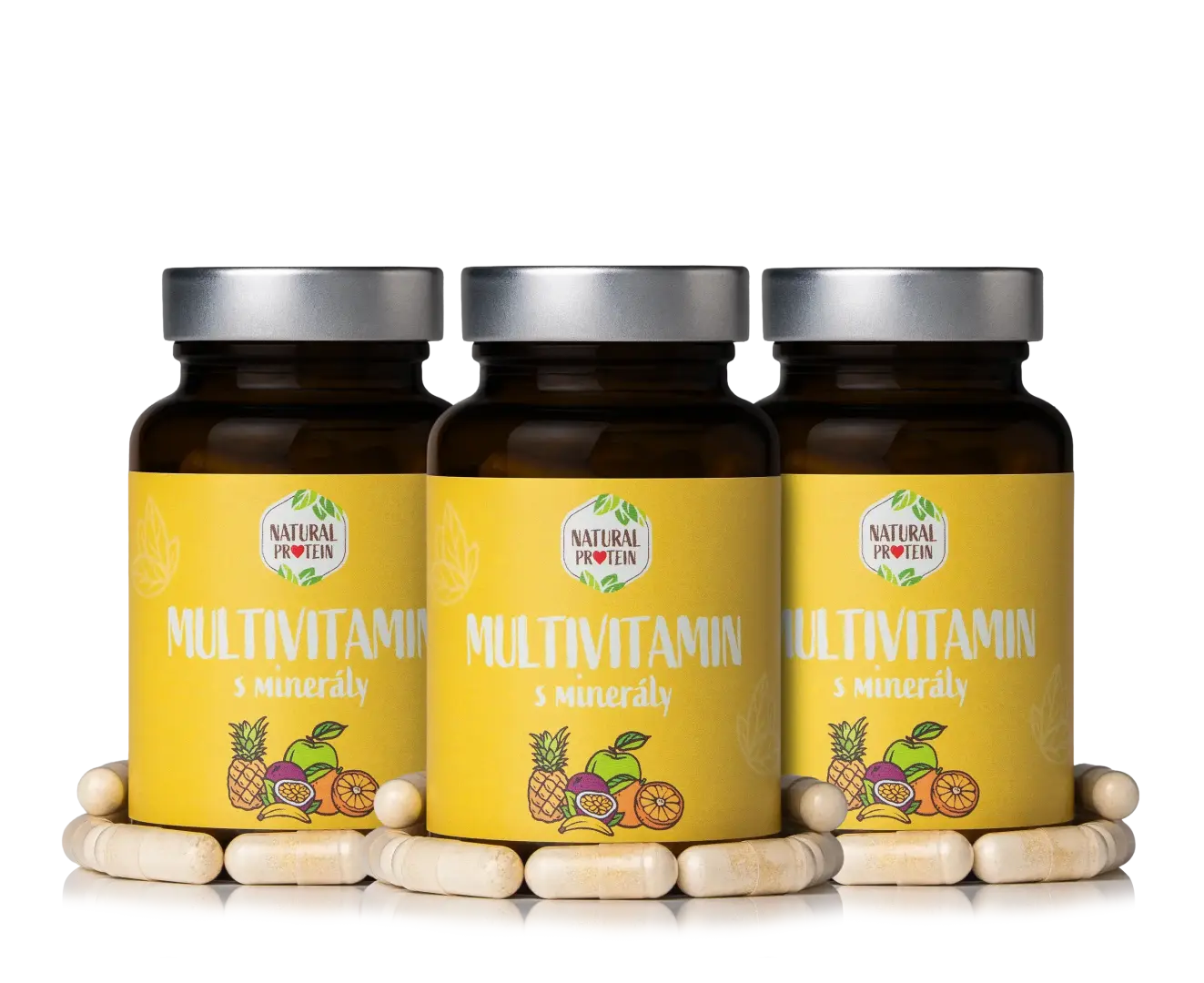 NaturalProtein Multivitamín s minerály 3 ks