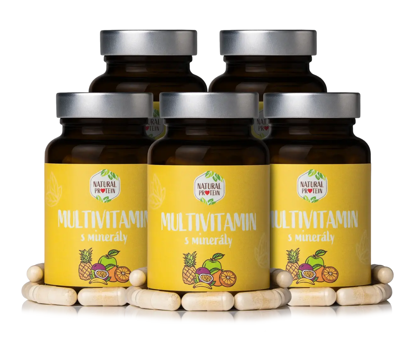 NaturalProtein Multivitamín s minerály 5 ks