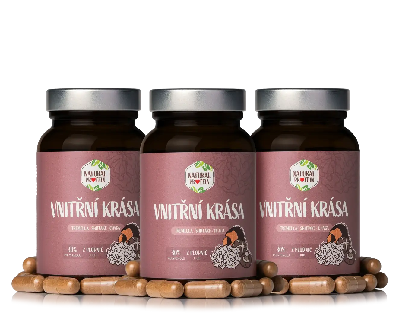 NaturalProtein Vintřní krása (kapsle) 3 ks