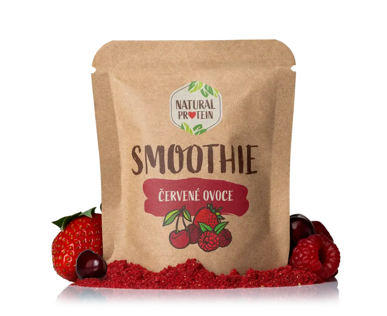 NaturalProtein Smoothie Červené ovoce