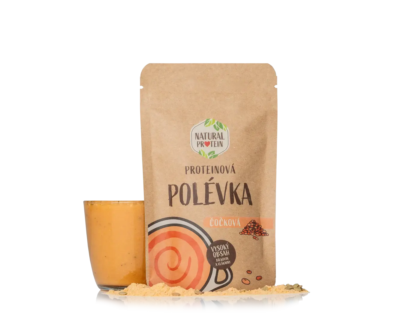 NaturalProtein Proteinová polévka čočková