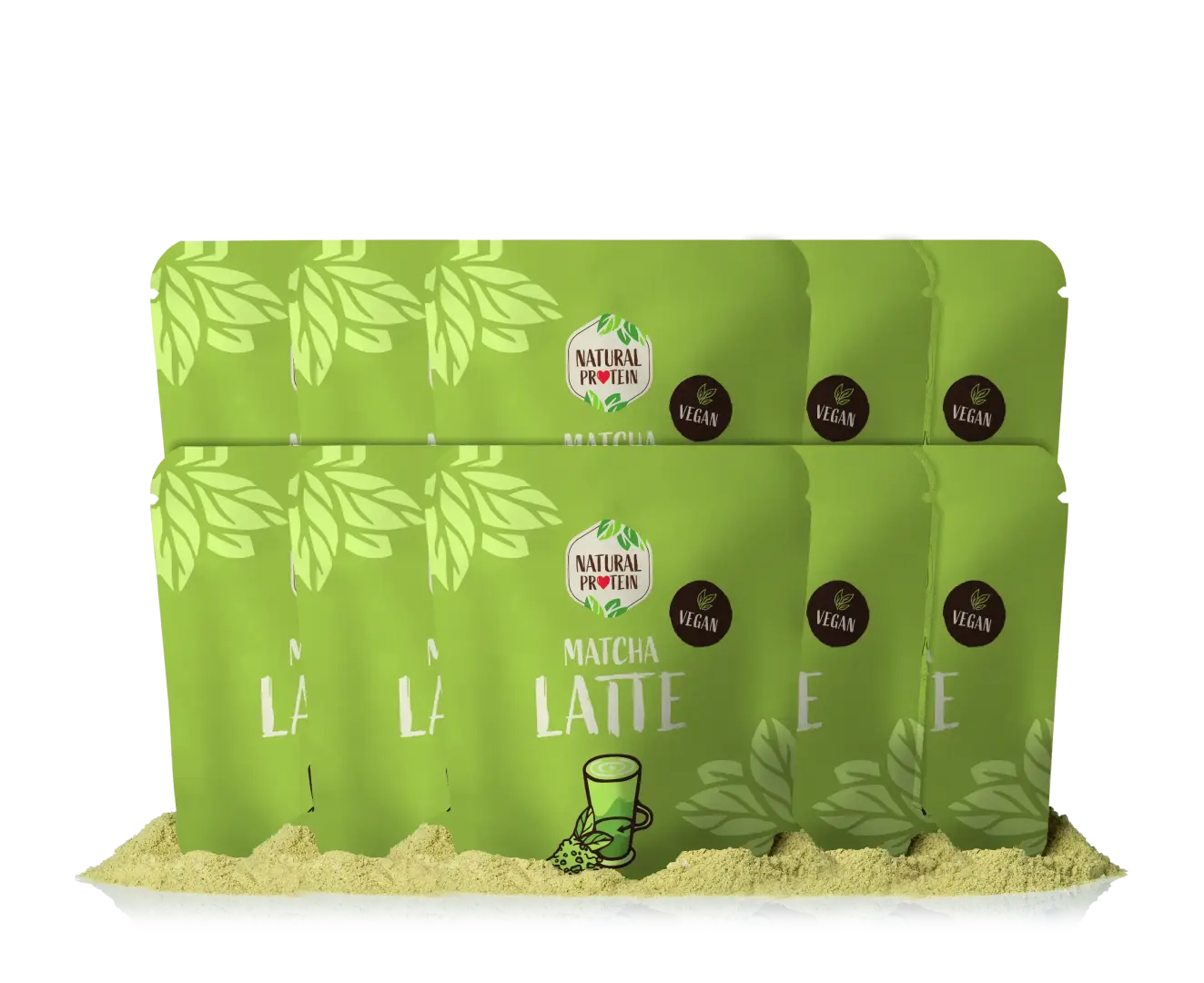 NaturalProtein Matcha Latte vegan 20g 10 ks
