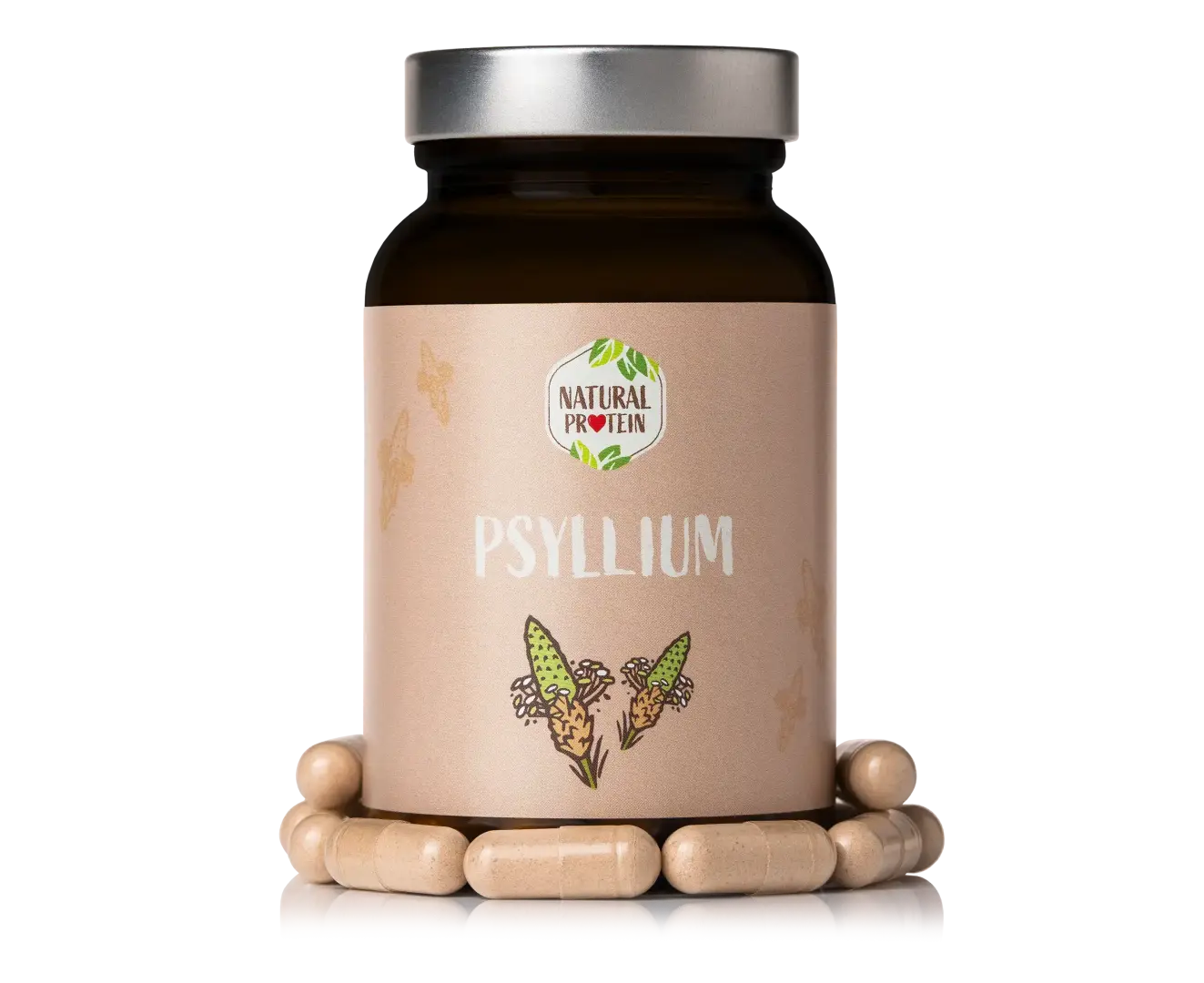 NaturalProtein Psyllium (kapsle)