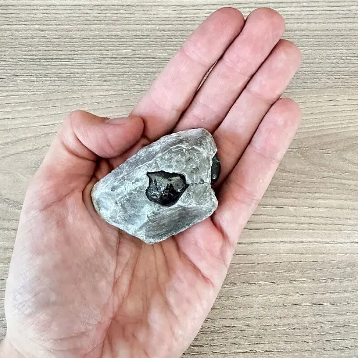 Obsidián Apačská slza v matrixu USA 59 - cca 1,5 cm, 78,7 g